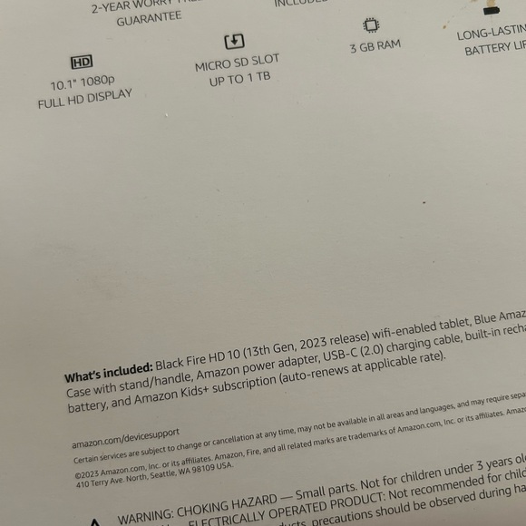 NWT Amazon Fire Tablet HD10 - Picture 6 of 6